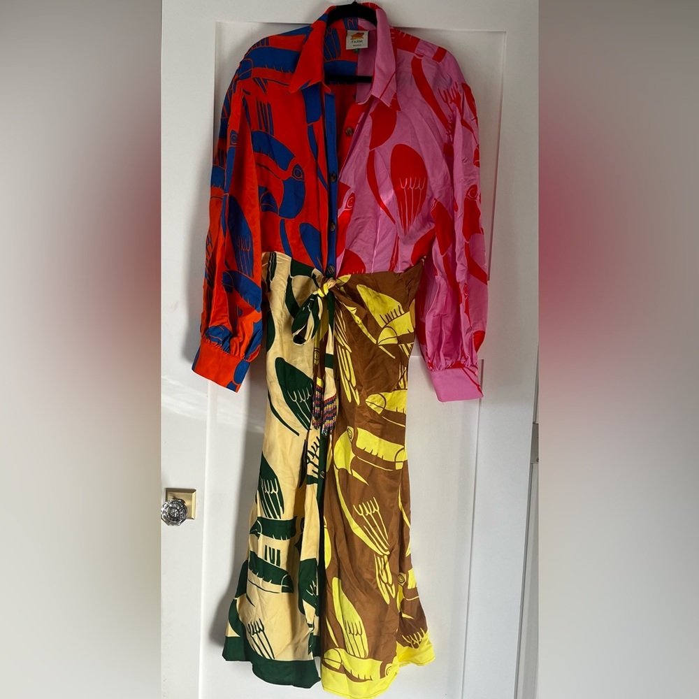 Anthropology multi-color dress fun for any occasion